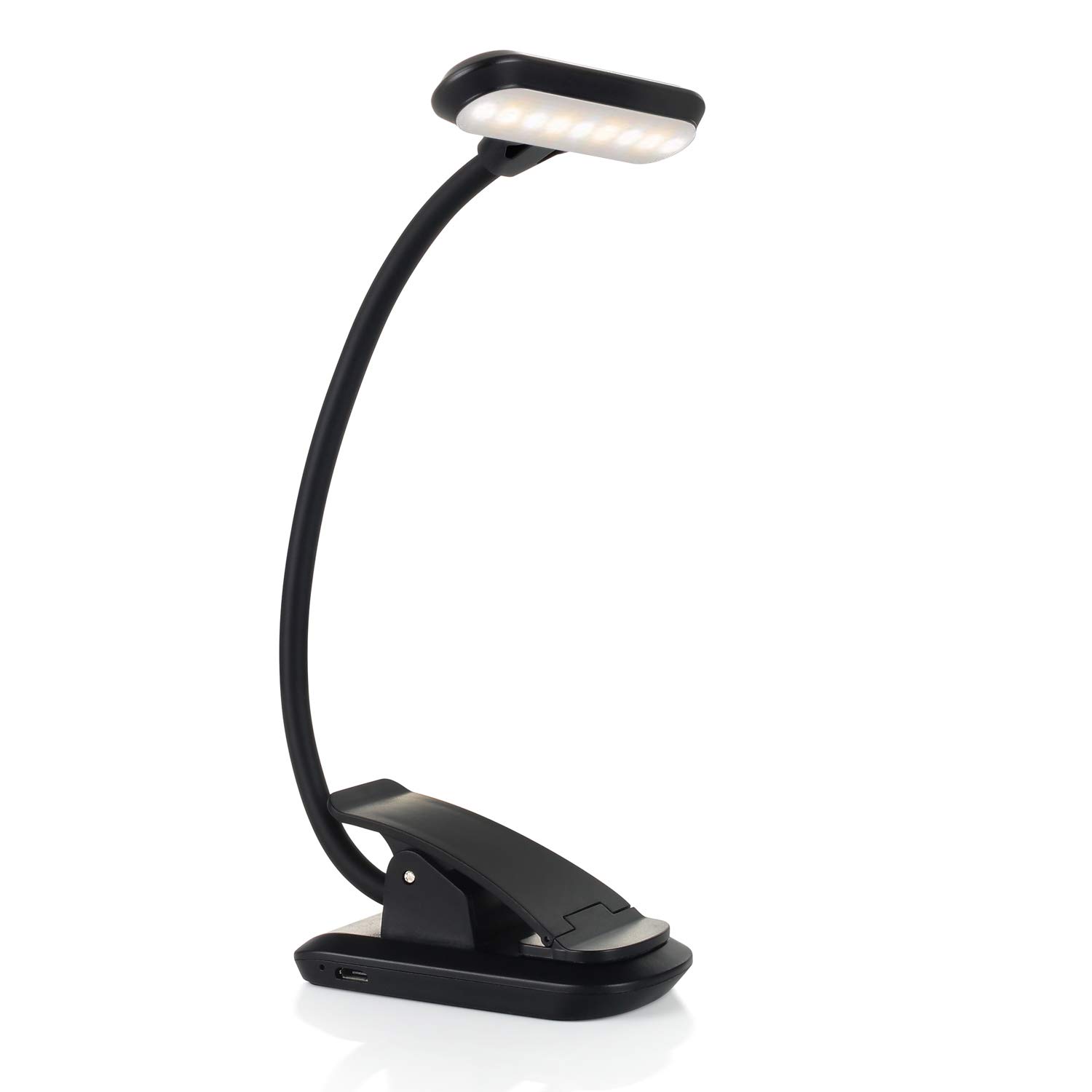 

Светодиодный настольный светильник Clip LED Table LED Table LED Book 3 уровня цвета Бесступенчатая настольная подставка для чтения музыки USB-накопитель Работа с Easy on the For Power Disaster