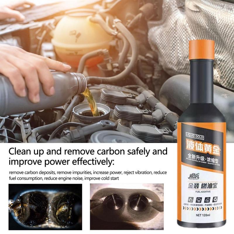 Oil Additive For Car Engine With Anti-Carbon Effect Carbon Remover Engine Oil Restorer 4.05oz Cylinder Ergonomic Handle for Cars