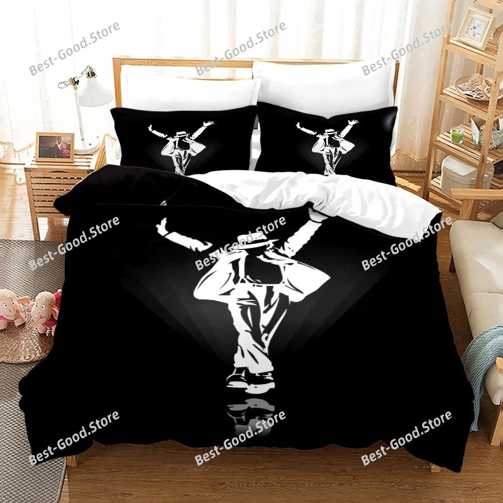 Michael Jackson Bedding Set Single Twin Full Queen King Size Musical genius Bed Set Teenager Bedroom Duvetcover Sets 015