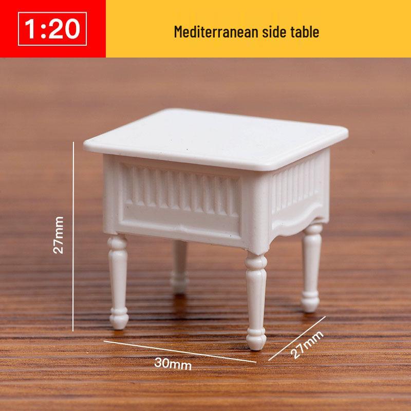 1:20 Scale 3D Miniature Architectural Model: Floor Plan Scene with ABS Furniture