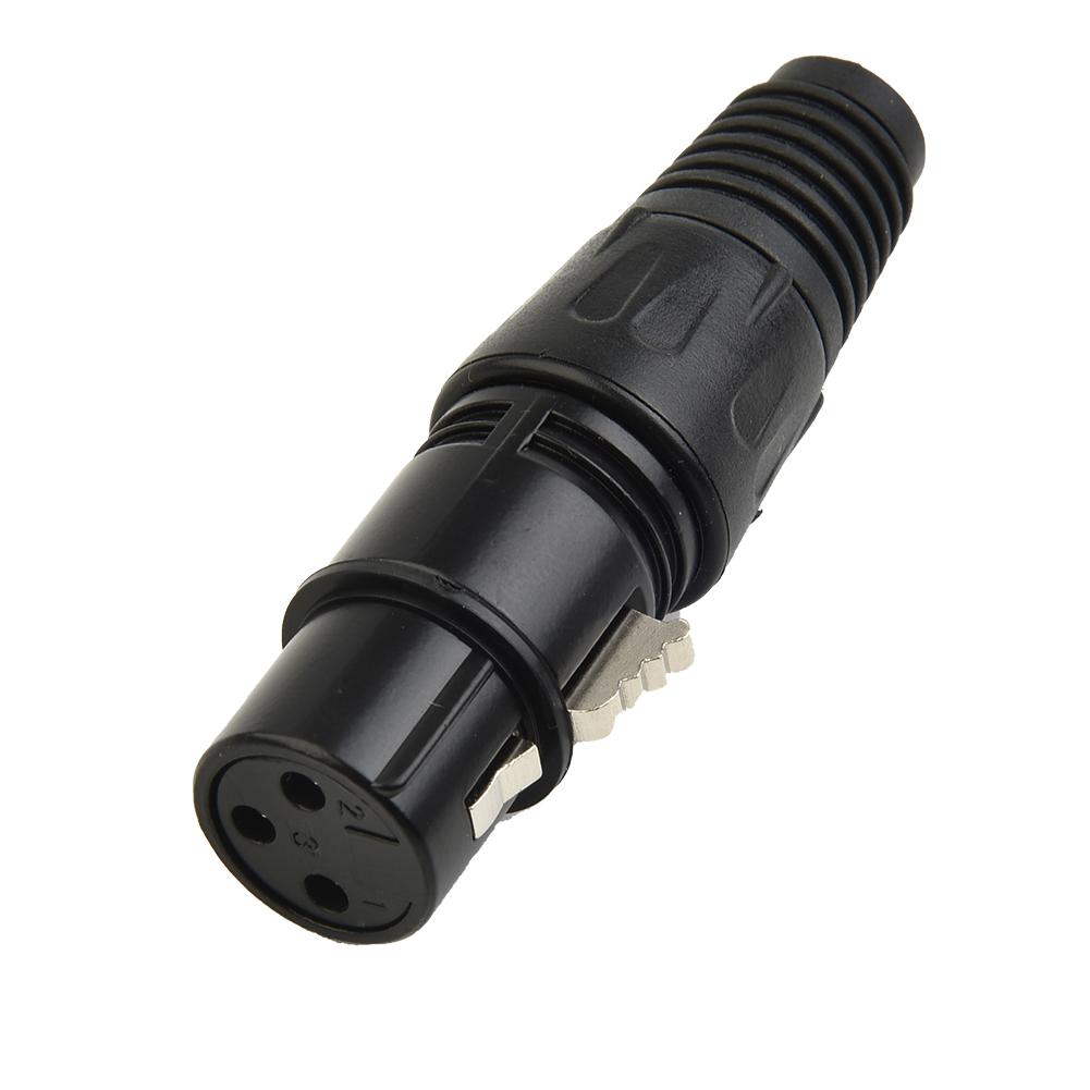 XLR 3 Pin Male and Female Microphone Cable Connectors 10Pair Designed for DMX and MIC Snake Cable Applications