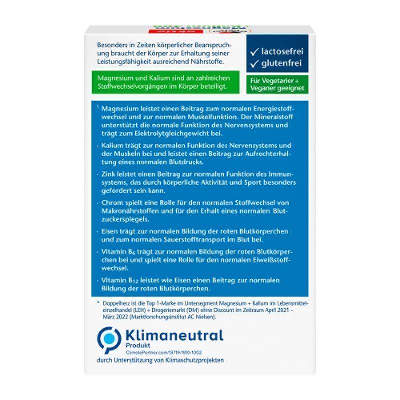 Doppelhertz Magnesium 400 & Potassium 30 Tablets 60g