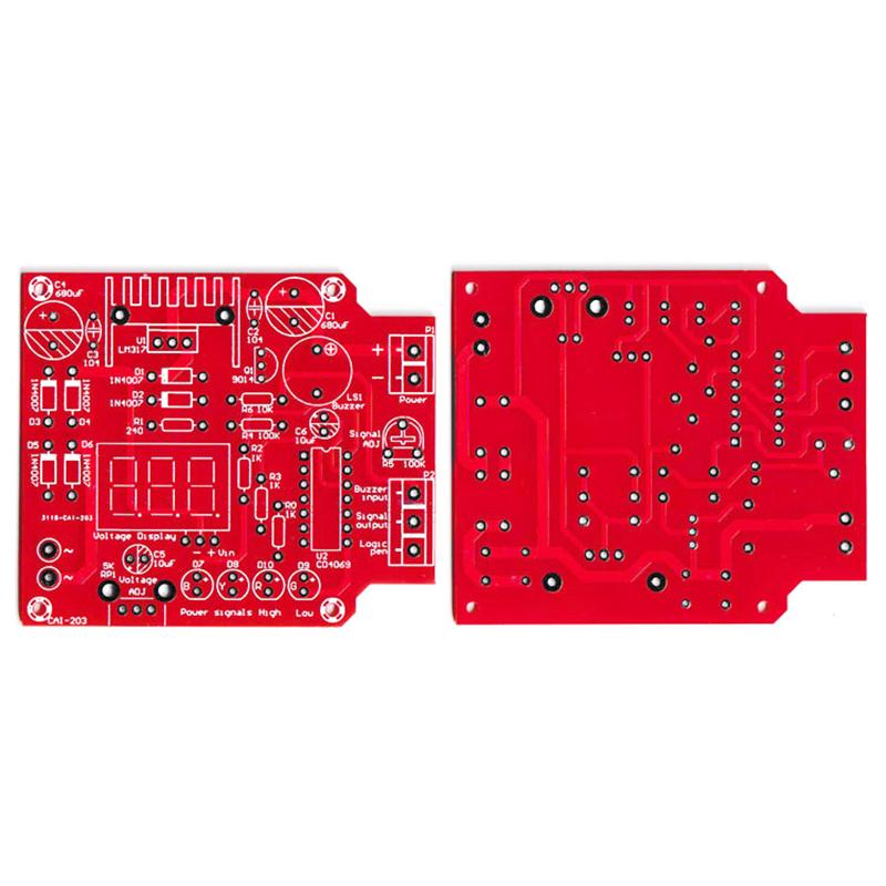 Electronic DIY LM317 Adjustable Voltage Regulated Kit DC Step-down Power Supply Making Parts With Case Soldering Assembly 220V