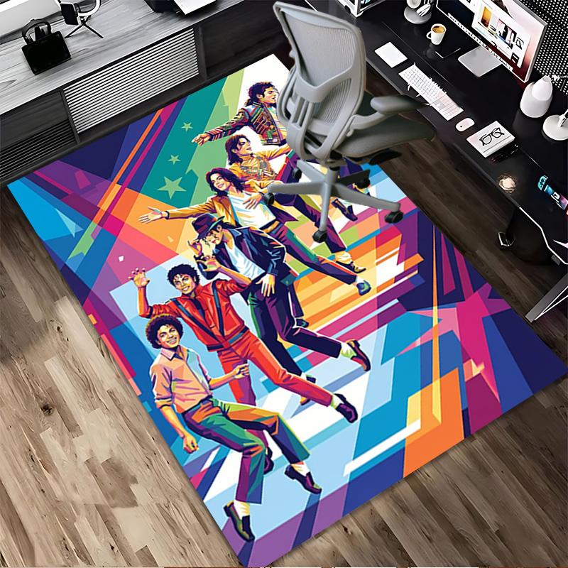 Michael Performance Living Room Nonslip Area Rug Soft Carpet For Bedroom Gameoom Playroom Sofa Office Home Decor Doormat