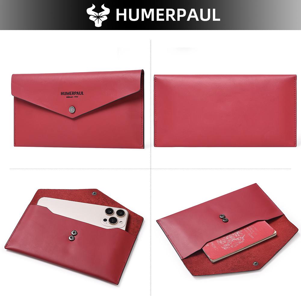 Humerpaul Ladies Thin Wallet Can Hold Multiple Large Banknotes Can Hold Mobile Phones Bank Cards Passport Books