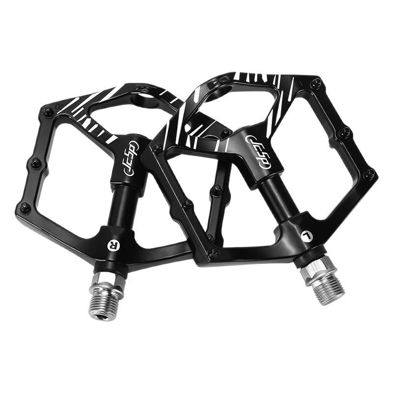 Road/MTB Bike Pedals - Aluminum Alloy Bicycle Pedals - Mountain Bike Pedal, Wide Platform Pedals for BMX, Road Bike Pedals Pedal чёрный