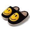 Pantofole Pelose con Faccina Sorridente Versione Coreana Transfrontaliera Autunno e Inverno Casa Interno Pantofole di Cotone Calde Fondo Spesso Casa Pantofole di Peluche