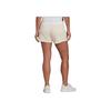 Adidas Logo Stripe Drawstring Shorts Women Bottoms White HE1666