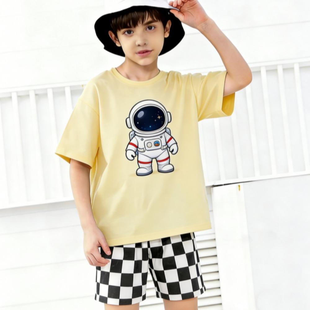 Cartoon 67 Printed Kids T-shirt and Shorts 2 Piece Set Summer Casual Outfit for Boys and Girls Kids Clothing