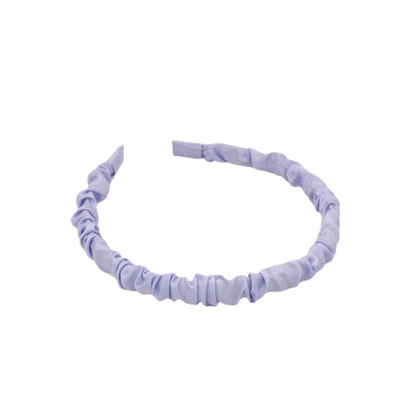 First Love Satin Pleated Headband & Sweet Purple Grape Hairpin Set