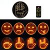 Car LED Funny Facial Expression Light With Remote Control Rear Window Multi-function Warning Reminder Lamp Exterior Accessories