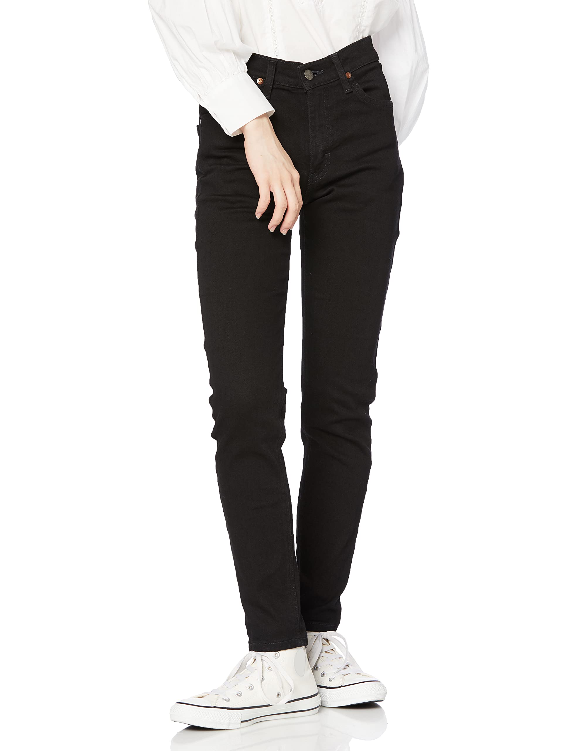 [Lee] STRETCH DELUXE HI SKINNY 301 чёрный