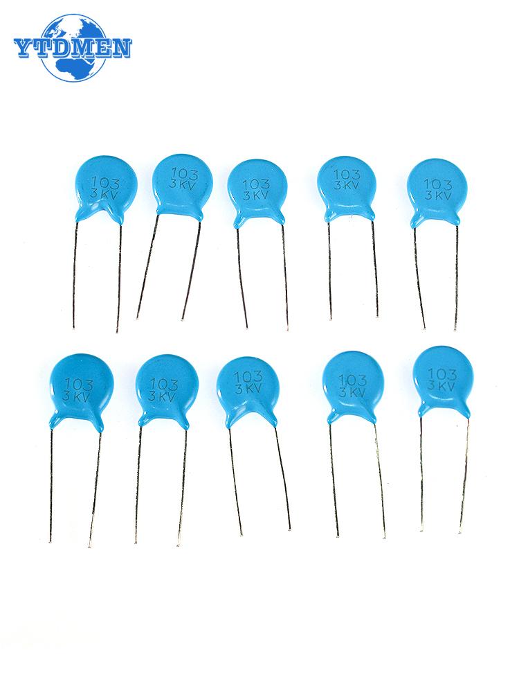 180PCS 3KV High Voltage Ceramic Capacitor 5P 10P 15P 20P 22P 27P 30P 47P 56P 100P 220P 330P 470P 102 222  332 472 103
