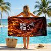 Toalla de Playa de Fútbol Derby County Suave Microfibra Toalla de Verano Secado Rápido Absorbente para Playa Piscina Viaje