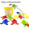 15pcs Vibrant Mini Jumping Frogs Finger Dexterity Game,Counting Math Skill Builder Ideal for Birthday Party Favors Educational Play,Other Party Favors