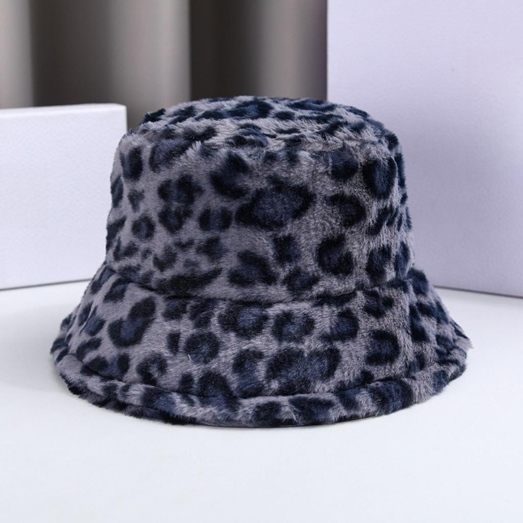 Hats, Leopard Print Hats, Fisherman Hats, Women's Hats, Warm Hats, Woolen Hats, Bucket Hats