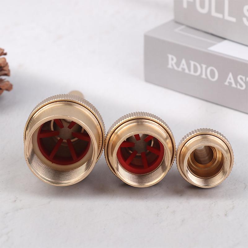 .1/2" 3/4" 1" Female Thread Copper Straight Jet Fountain Nozzle Adjustable Water Fountain Garden Park Radial Water Column