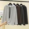 Damen Kapuzenpullover Oversize Streifen Verdickt Lockerer Pullover Langarm Winter Sweatshirt Top