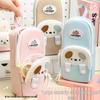 Cute Cartoon Handbag Pencil Case for Students - Stylish, High-Capacity Stationery Box