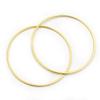 20pcs 15/20/25/30/35/40mm 316 Stainless Steel Gold Plated Earrings Rings Big Circle Ear Wire Hoops Pendant DIY Jewelry Findings