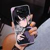 Anime Girls Cute Black Cat Phnoe Case for Xiaomi Poco X5 X6 X7 Pro X4 Gt F7 Ultra M8 M7 Redmi 15C 15 13C 13 12C 12 Unique Cover