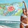 Cute M-Maltese Bath Towel Microfiber Soft Water Absorbing Breathable For Girl Kids Decorative Cartoon Beach Towel