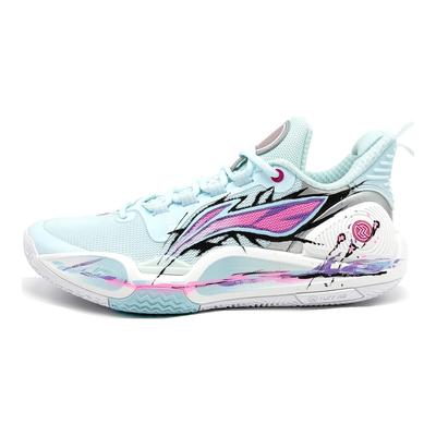Li Ning Speed 9 Inkt Vlam Demping Veerkracht Antislip Lage top Volledige Lengte Licht Schuim Plus Basketbalschoenen Heren ABPT001-6