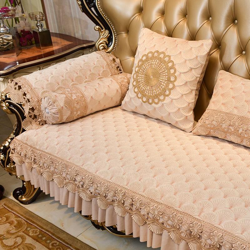 

Европейские чехлы для диванов класса люкс, нескользящие подушки для сидений, декор для гостиной, чехлы для полотенец на подлокотники, защитные чехлы для мебели, украшения для дома 50x60