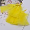 50Pcs Big Head Boy Flat Turkey Feather Color Diy Feather Jewelry Handicraft Accessories Clothing Accessories