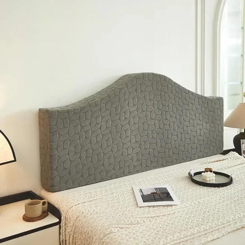 120/150/180/200/220cm Full-inclusive Bedhead Cover Solid Color Bedside Backrest Protection Headboard Dust Cover Bedroom Decor