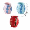 Chinese Style Cheongsam Shape Pen Holder Vinyl Succulent Planter Makeup Brush Pot  Desk