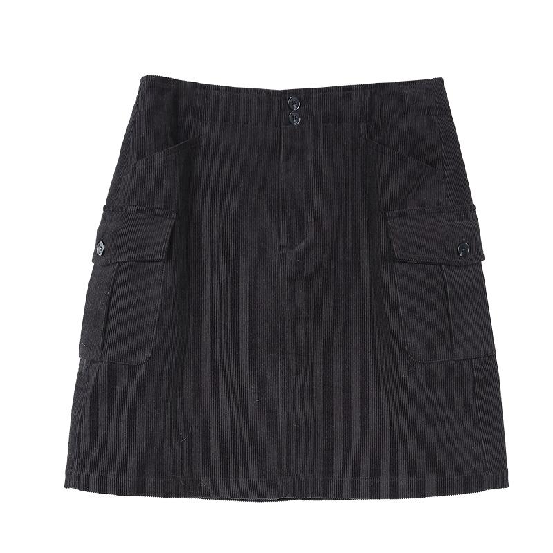 Betu Women s Workwear Style Corduroy Mini Skirt L