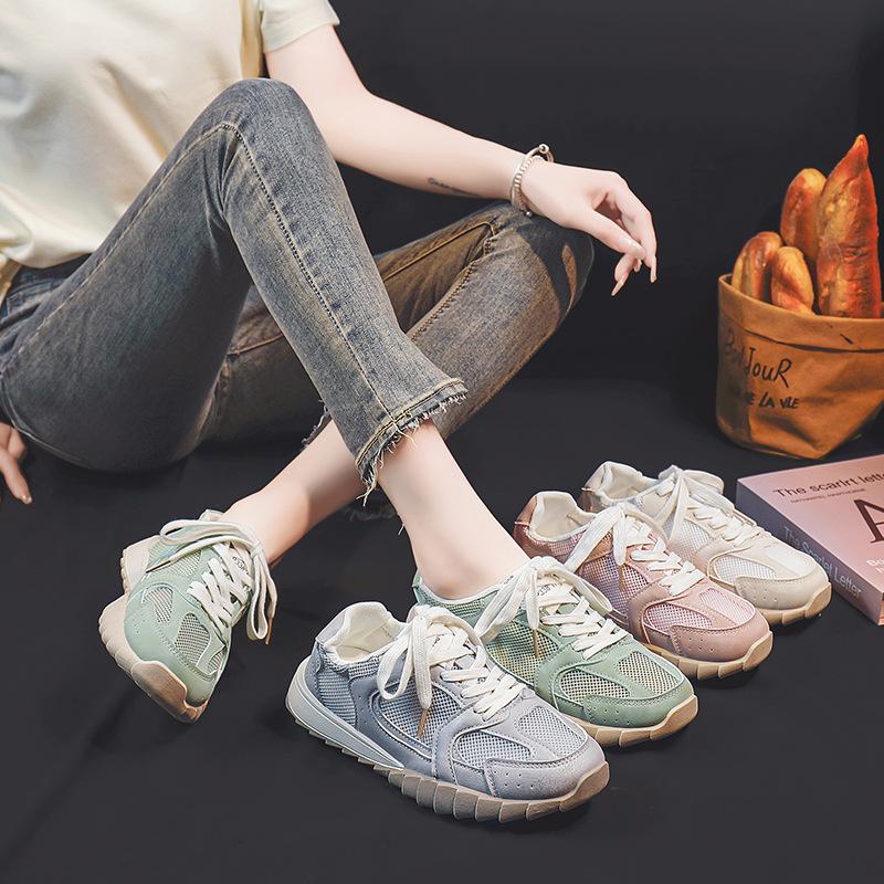 

Обувь Форрест Гамп, женская новая летняя дышащая спортивная обувь на плоской подошве, модная универсальная обувь на толстой подошве