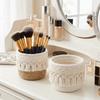 Round Woven Storage Basket Cotton Rope Makeup Brush Storage Box Pen Holder  for Living Room