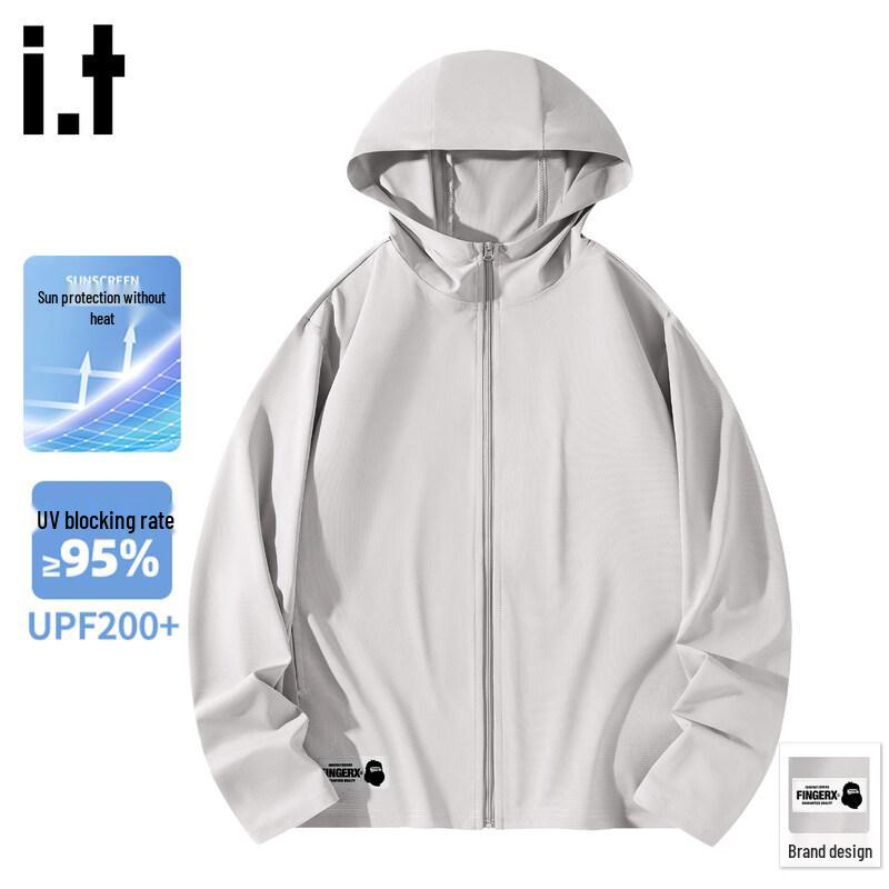 

Men s Lightweight Hooded Ice Silk Sun Protection Jacket XL