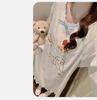 Spring & Autumn Maternity Slimming Long Sleeve Round Neck Princess Nightdress with Breast Pads, Wearable Outdoors