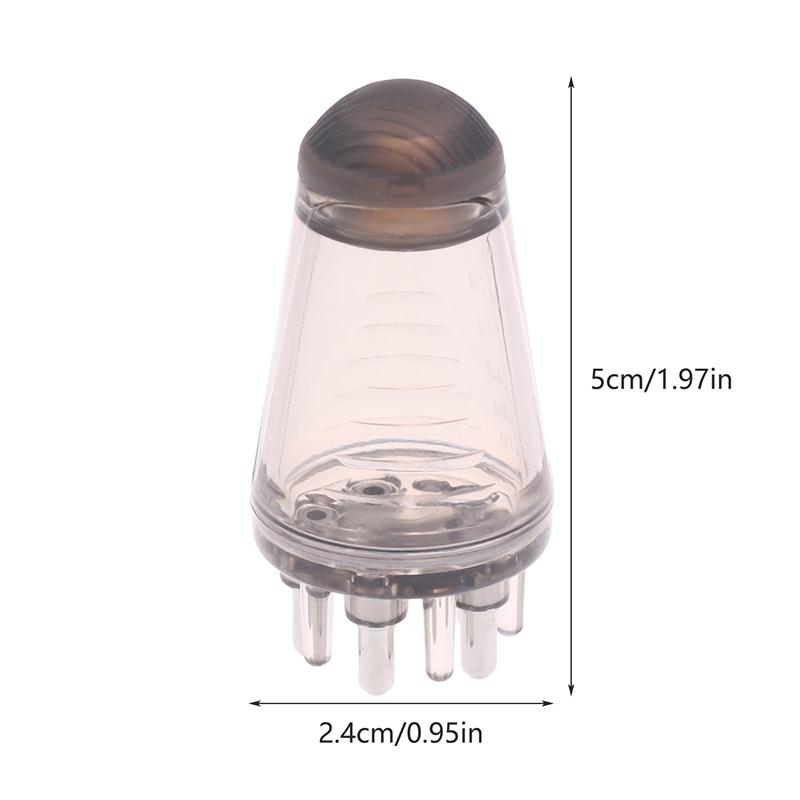 Scalp Applicator Hair Regrowth & Styling Solution Guide Comb Hexagon Head Oil Roller Ball Massage Comb Massage Relaxation Tools