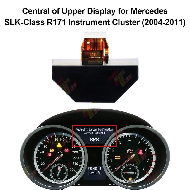 Central of Upper Display for Mercedes SLK-Class R171 SLK280 SLK300 SLK350 SLK55 AMG Instrument Cluster (2005-2011)