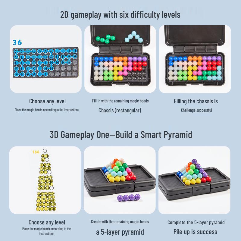 IntelliBeads IQ Battle: Educational Table Game for Kids