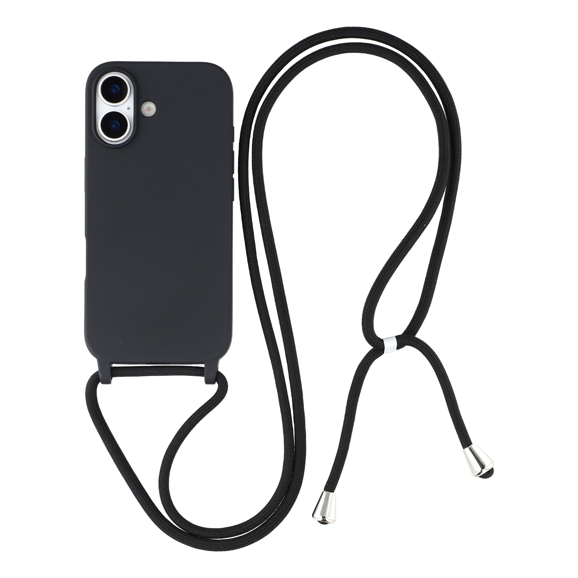 

For iPhone 17 Case TPU Soft Shockproof Phone Cover with Adjustable Lanyard