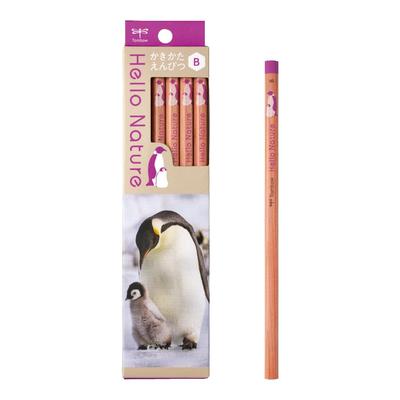 Tombow Pencil Writing Pencils B Hello Nature Emperor Penguin 1 Dozen (Penguin Design) KB-KHNEP2-B