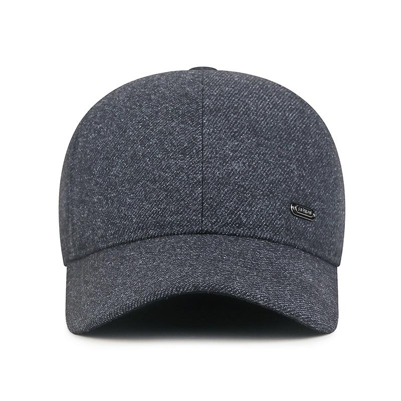 Warme Herren-Winter-Baseballkappe mit Ohrenklappen, Outdoor-Papa-Hut