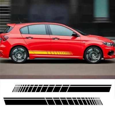 Car Side Stickers for Volkswagen VW Golf MK7 Passat B7 B8 Toyota Yaris C-HR Auto Vinyl Film Car Accessories