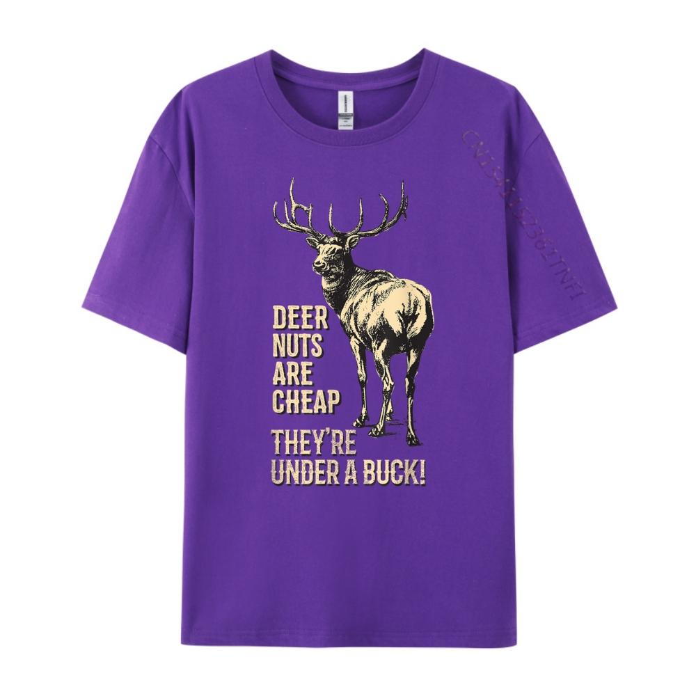 Deer Nuts Are Cheap They Re Under A Buck Deer Hunting Oversized T Shirt Men Comfortable Oversized T Shirt