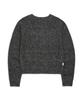MARK GONZALES Women'S Club Boucle V-Neck Knit - Charcoal