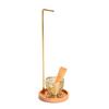 Creative Upside Down Brass Incense Holder Wooden Incense Burner Incense Plate Ash Catcher Buddhism Supplies Home Decor