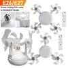E26/E27 Socket Ceiling Fans with Lights Dimmable Drone Shape LED Ceiling Fan Light Modern Ceiling Fan Living Room Study Home Use