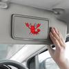 2 sheets of red cartoon lobster car stickers, lobster style car badge stickers, lobster pattern stickers, suitable for vehicle accessory decoration 