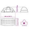 Dome Family Tent for 9 Persons Orange Waterproof