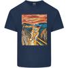 Cat Scream Painting Parody Unisexs Light Cotton TShirt